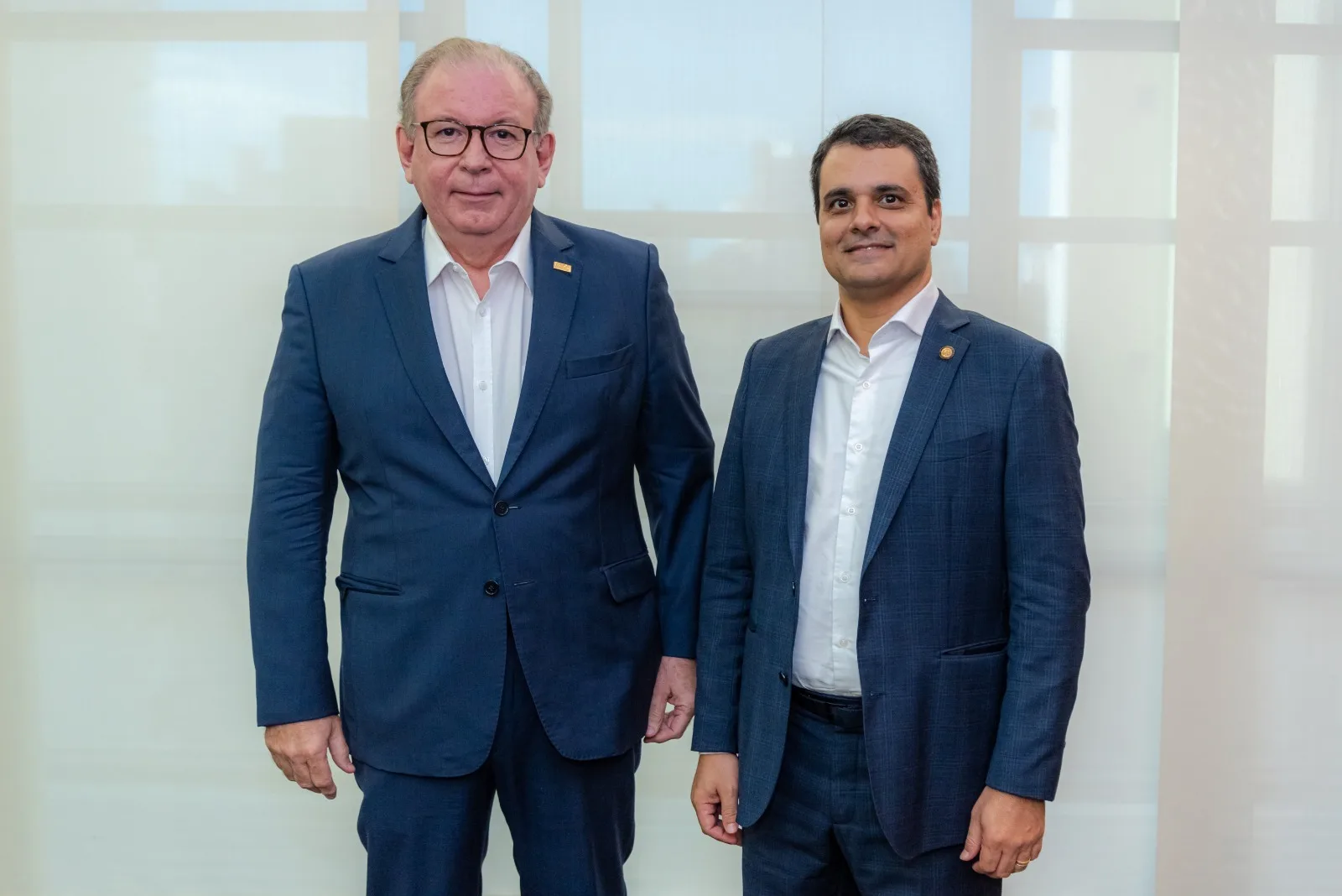 Ricardo Cavalcante recebe presidente da Câmara Municipal de Fortaleza, Gardel Rolim