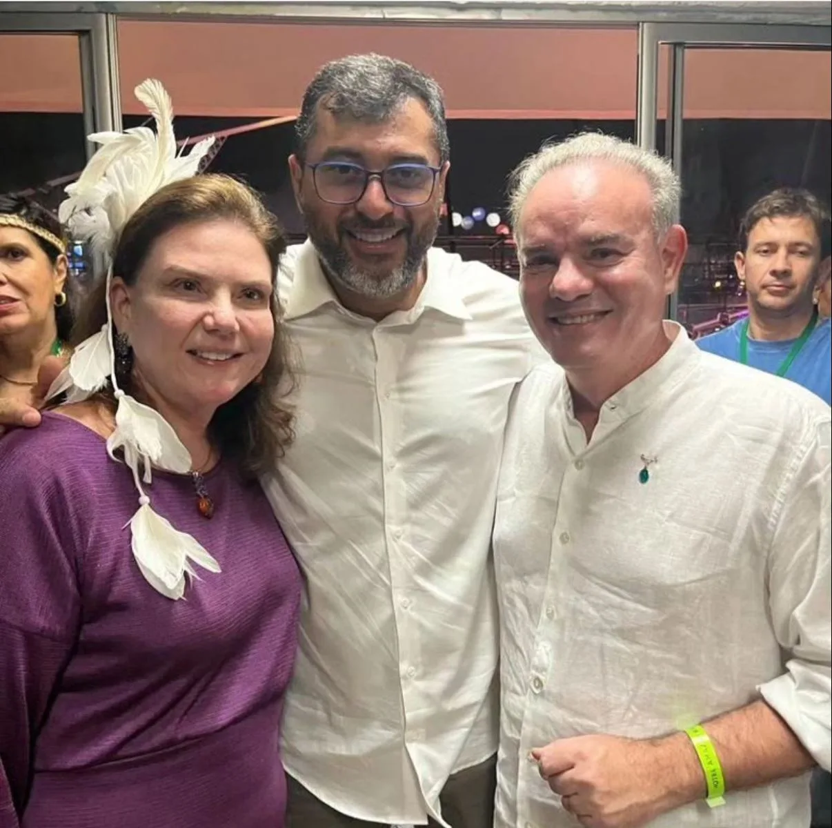 Fernanda Pessoa e Esio Souza prestigiam Festival de Parintins