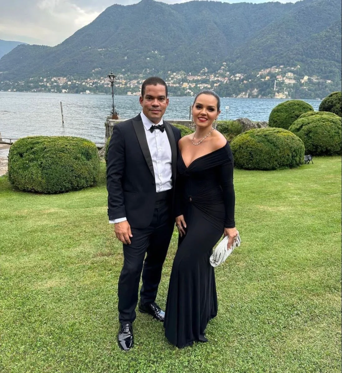 Katarine Marinho e Kaká Queirós esbanjam elegância na Itália