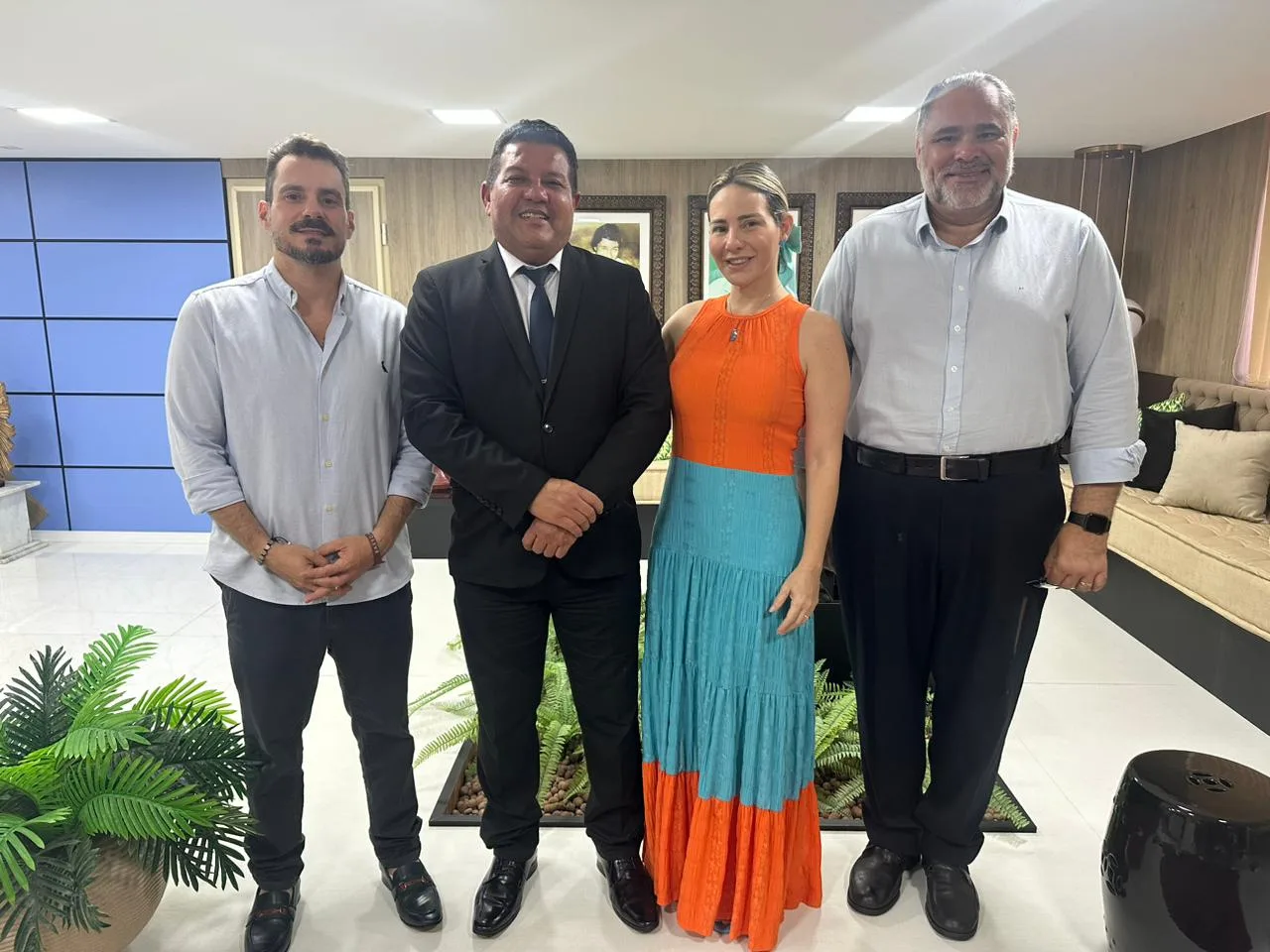 Desembargador Raimundo Nonato Silva visita Grupo Cidade de Comunicação