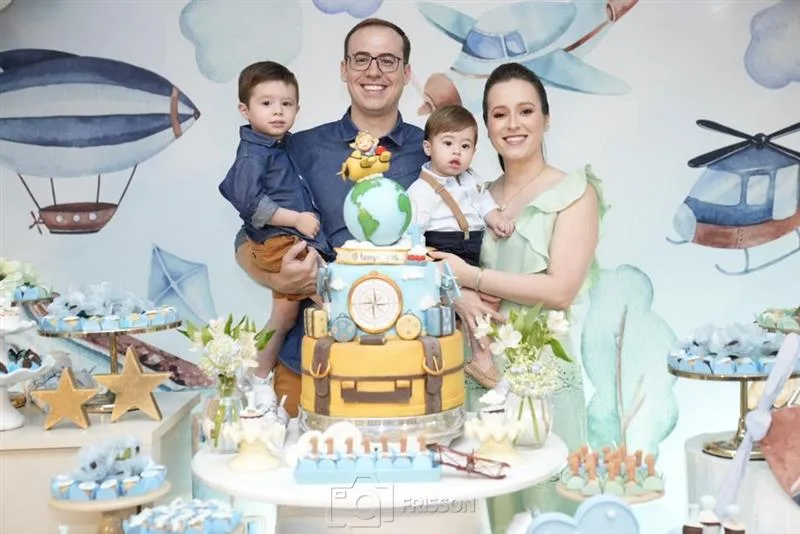 Georgiana Alves Mattos e Francisco Habib celebram primeiro aniversário de Lucas