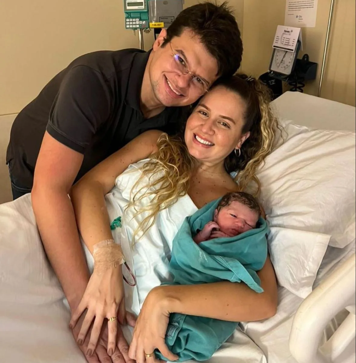 Nasce Maria Rita para Hanna e Thiago Joca