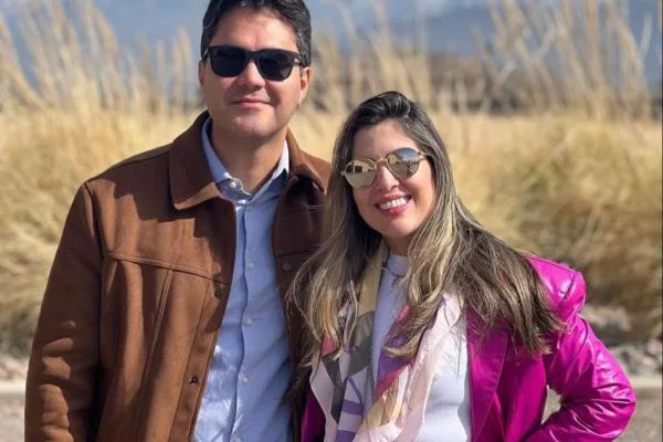 Roberta e Luciano Maia aterrissam em Mendoza