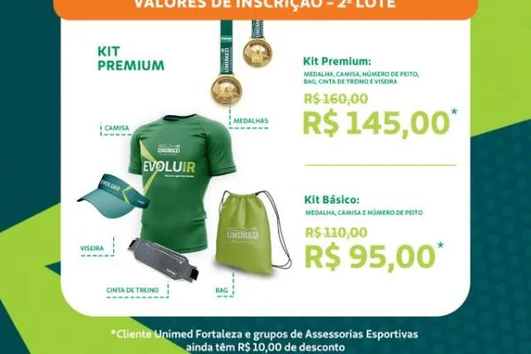 Inscrições abertas para a 16ª Corrida Unimed Fortaleza
