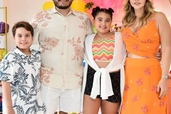 Livia e Audic Mota celebram 11 anos da filha Alice