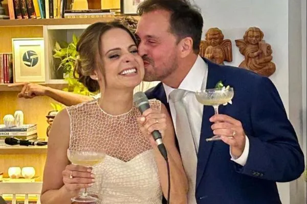 Ana Virgínia Furlani e Fernando Novais brindam casamento