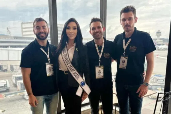 Luanna Isabelly e sua comitiva viajam para a Índia em busca do título de Miss Universe Trans