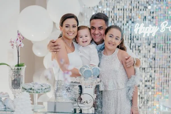 Claudiana e Rodrigo Loureiro festejam aniversário da filha Letícia