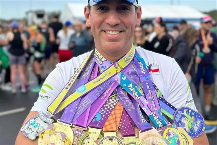 Dissica Calderaro se destaca em maratona da Disney