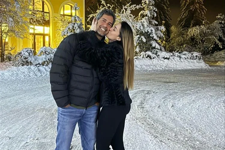 Germana e Victor Melo desembarcam nos Alpes Franceses para temporada de esqui