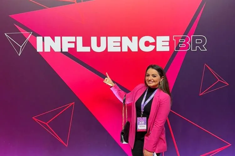 Cleane Fontenele participa do Influencer Brazil, em São Paulo