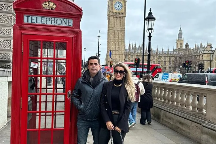 Tasso Pacheco brinda a nova idade em viagem a Londres