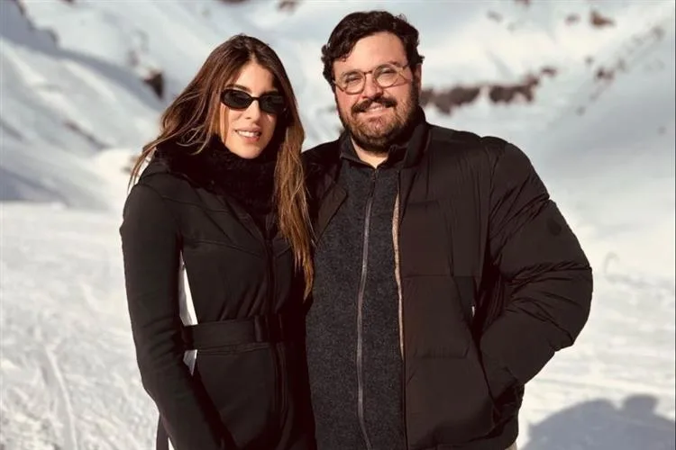 Patrícia Santiago e Alcimor Rocha Neto em ski trip nos Alpes Suíços