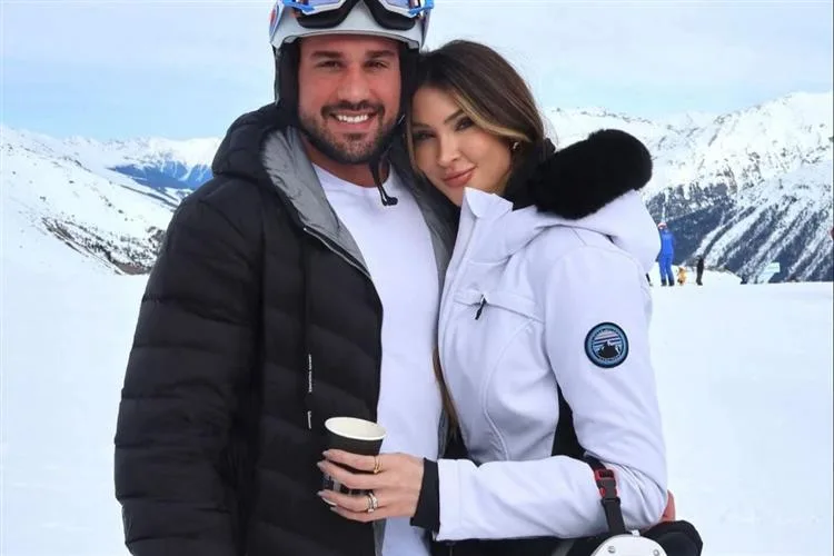 Após dias em Paris, Alexia Duarte e Sérgio Castro curtem férias na Suíça