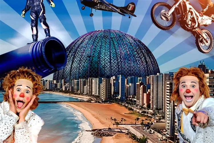 Aterro da Praia de Iracema recebe apresentação do Circo Americano