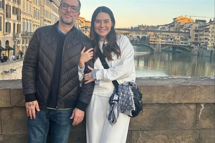 Tatiana Cavalcante e Rodrigo Grangeiro em tour pela Itália