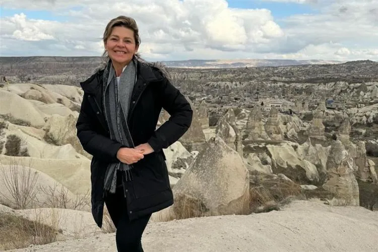 Ana Cristina Wolf aproveita as maravilhas da Capadócia