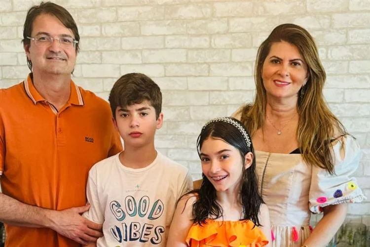 Michelinne e Edilson Pinheiro festejam os dez anos da filha Letícia
