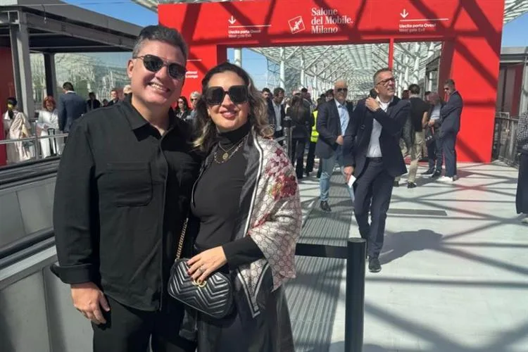 Edimara e Robson Carvalho conferem a Milan Design Week e seguem em tour pela Europa