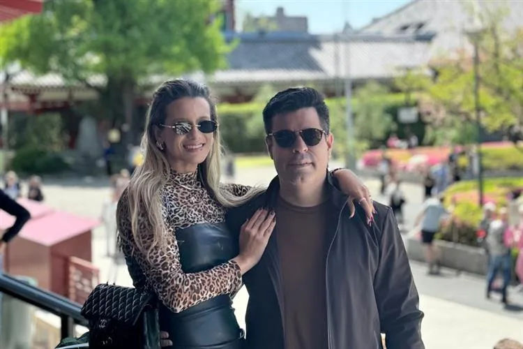 Fernanda e Tasso Pacheco desbravando a cultura oriental em Tóquio