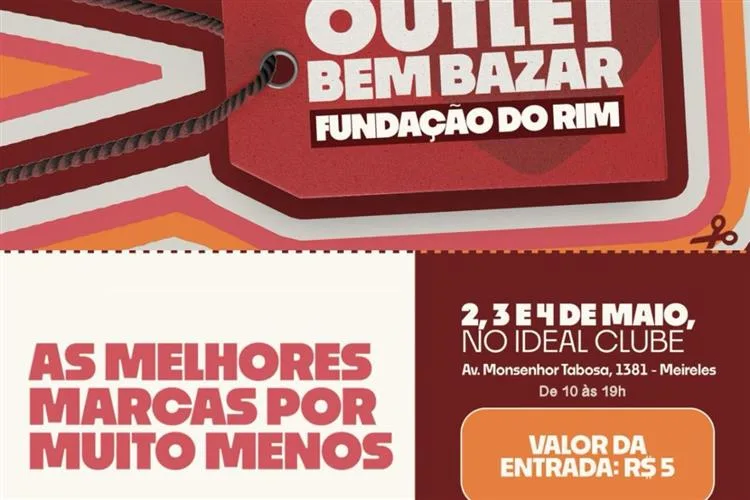 ‘Outlet Bem Bazar’ apoia ações de prevenção da doença renal crônica e reinserção social