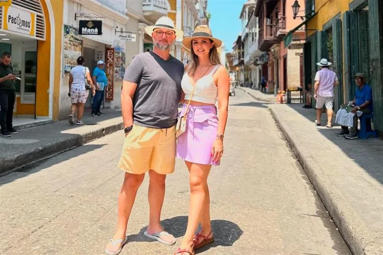 Jansen Araújo e Ana Cândida em giro recente pela Colômbia