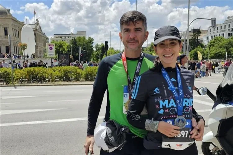 Ludwig Bezerra e Juliana Ribeiro participam de maratona em Madrid