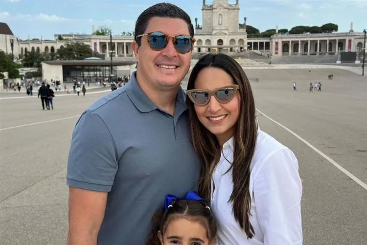 Natália Figueiredo e Paulo Holanda celebram primeira década de casamento na Europa
