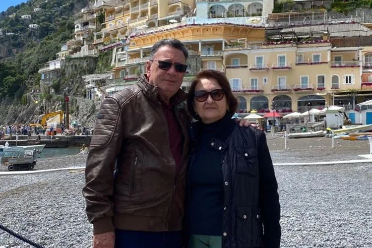 Rogério e Fátima Maia se encantam pela Costa Amalfitana