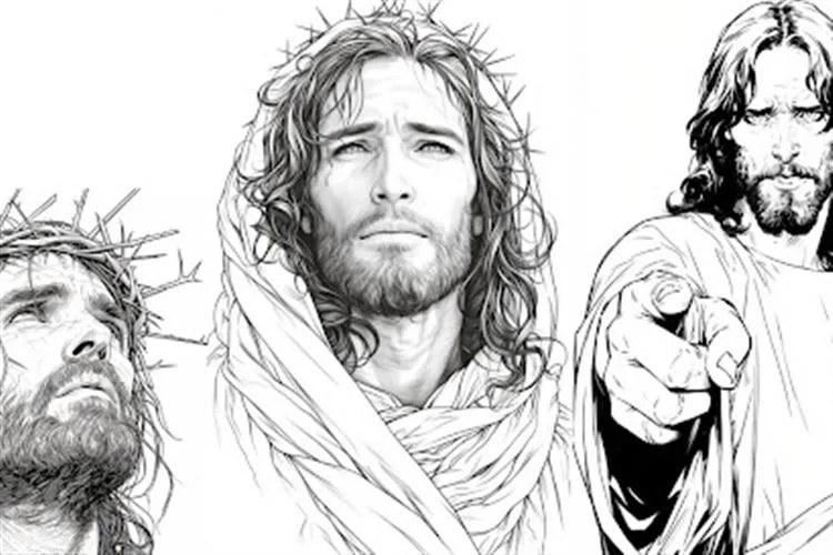 Jesus Para Colorir