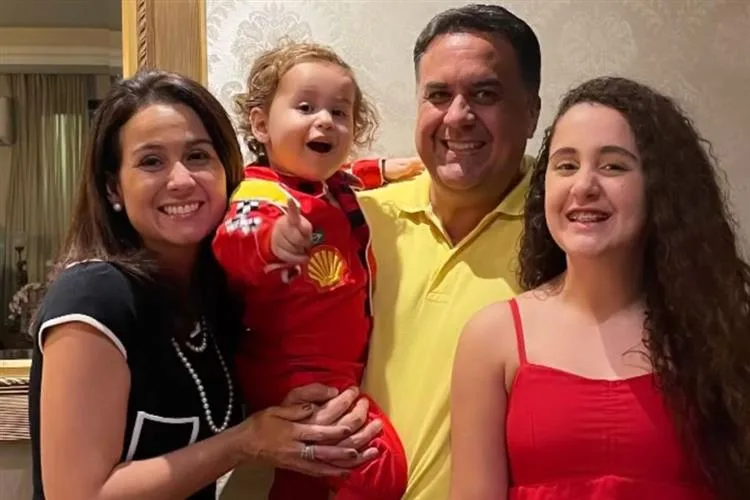 Claudiana e Rodrigo Loureiro celebram os dois anos do filho Rodriguinho