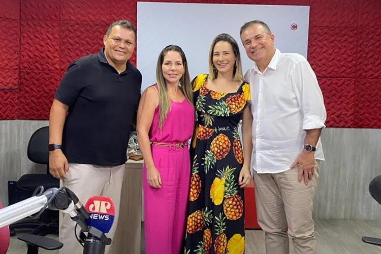 Gaída Dias recebe Carol Amora e Fernando Braga no Grupo Cidade