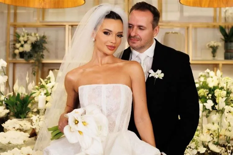 Tamylle Oliveira e Flávio Guitério se tornam marido e mulher em casamento intimista