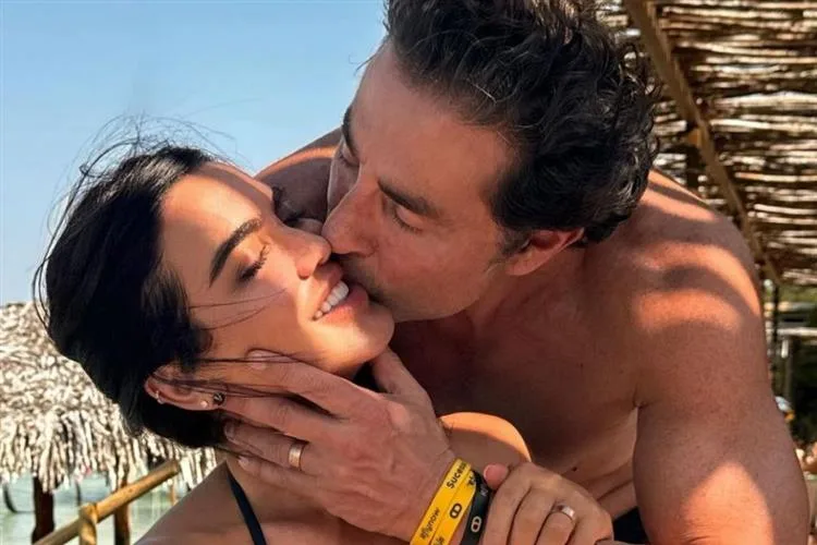 João Adibe e Cinthya Marques curtem sol na praia do Preá, no Ceará