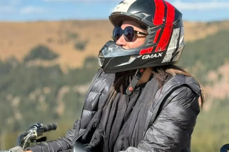 Julia Oliveira curte os encantos de Vail, nos Estados Unidos