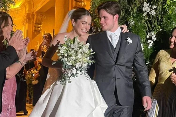 Marina Brandão e Diego Machado casam em luxuosa festa em São Paulo