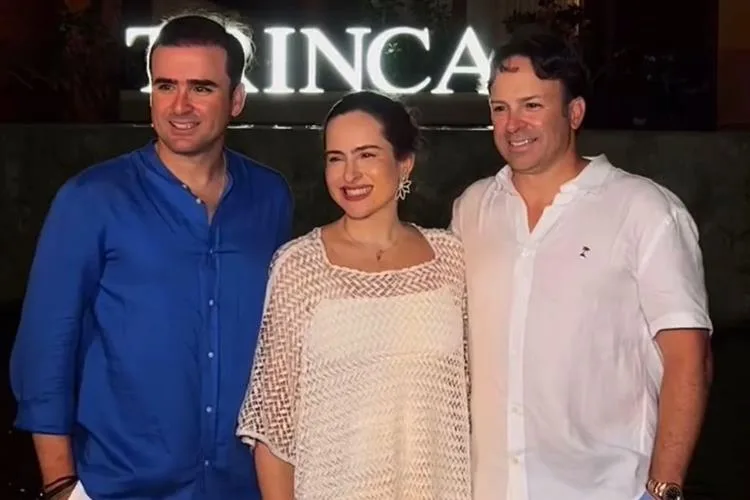 Bia, Pedro e Laurinho Fiúza celebram a nova idade em festa "Trinca", no Cumbuco