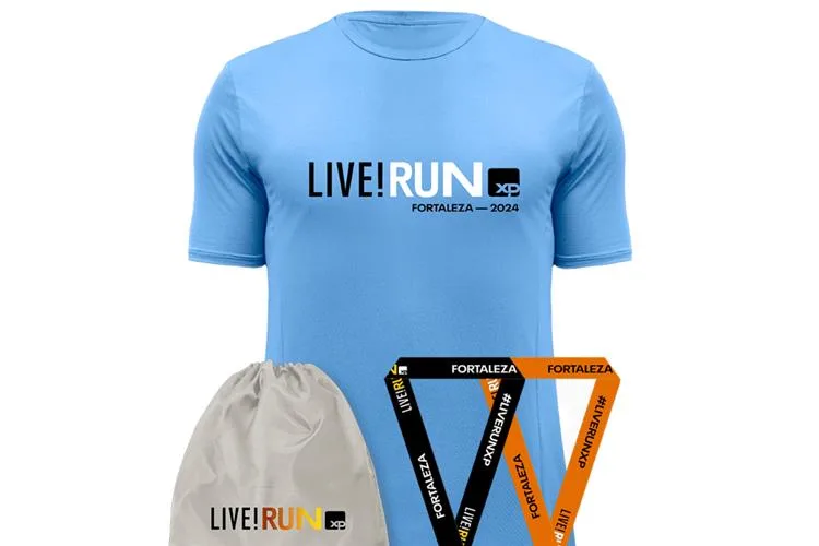 LIVE! RUN XP Fortaleza: Corrida acontece no dia 24 de novembro saindo do RioMar Fortaleza