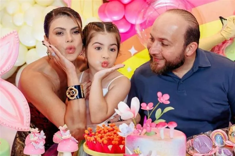 Nayanne Ibiapina e Carlos Aristides celebram os seis anos da filha Liz com temática My Little Pony