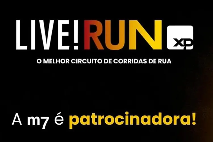 A M7 Investimentos será patrocinadora oficial da etapa de Fortaleza da LIVE! RUN XP 2024