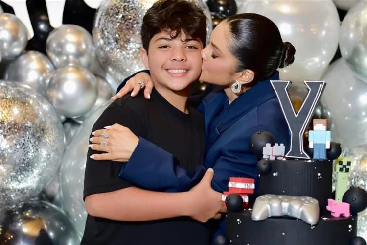 Mileide Mihaile promove celebração intimista para festejar os 14 anos do filho, Yhudy