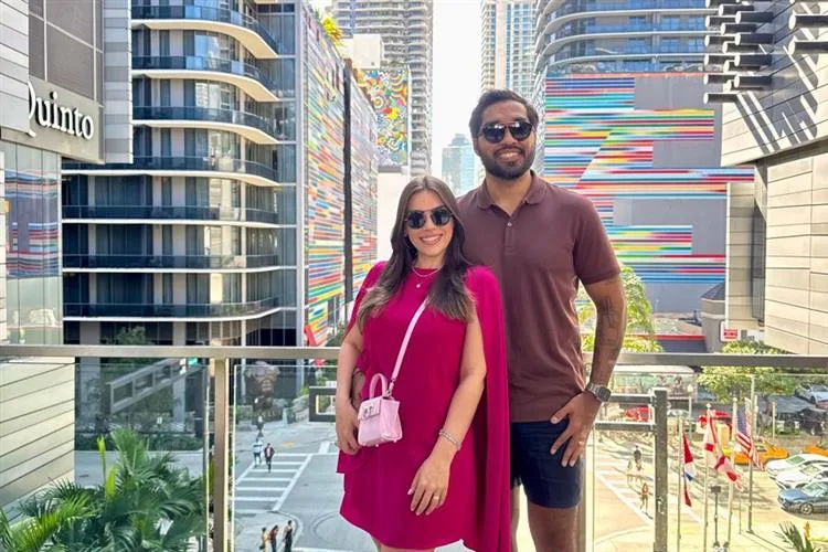 Gustavo Amarante e Gabriela Aguiar escolhem Miami como destino de férias