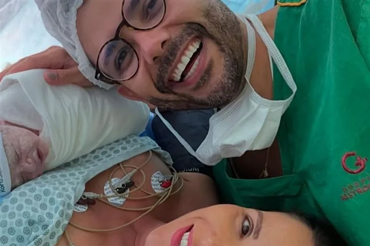 Nasce Laís para alegria dos papais, Bruna Ribeiro e Cláudio Henrique