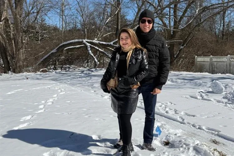 Ana Paula Aguiar e Marcus Moitas curtem dias de descanso no Kansas