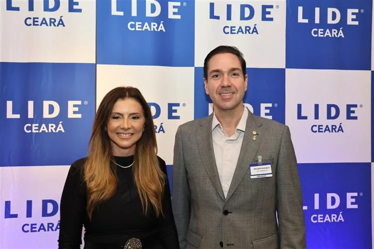 Eduardo Bismarck e Eduardo Juaçaba participam do Business Dinner do Lide Ceará