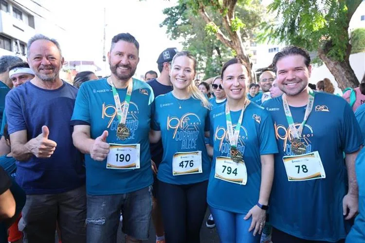 Crianças e adolescentes atendidos pelo Ciadi brilharam na Corrida Alece 190 Anos