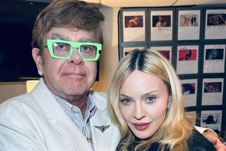 Madonna e Elton John fazem as pazes: britânico pediu perdão