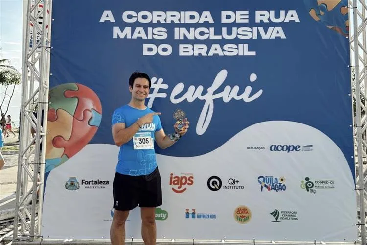 Vereador Pedro Matos marca presença na 2ª edição da Corrida Autismo Run em Fortaleza