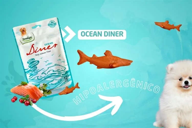 Ocean Diner: O Petisco Hipoalergênico Revolucionário para Cães Sensíveis no Brasil