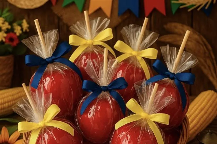 Amor de Pirulito causa frisson nas festas cearenses com sua inigualável maçã do amor artesanal